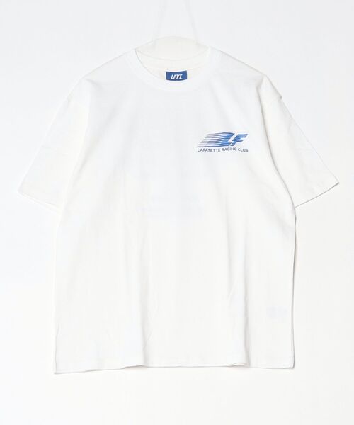 LFYT(エルエフワイティー)の「LFYT ラファイエット【Lafayette】- 半袖Tシャツ【RACING CLUB TEE LS260112】(Tシャツ/カットソー・メンズ・オレンジ/ホワイト/チャコール・X-LARGE/LARGE/XX-LARGE/MEDIUM)」の2枚目の写真