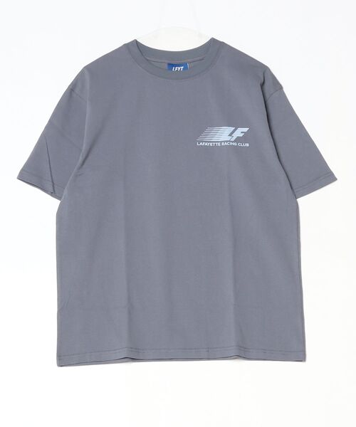 LFYT(エルエフワイティー)の「LFYT ラファイエット【Lafayette】- 半袖Tシャツ【RACING CLUB TEE LS260112】(Tシャツ/カットソー・メンズ・オレンジ/ホワイト/チャコール・X-LARGE/LARGE/XX-LARGE/MEDIUM)」の3枚目の写真