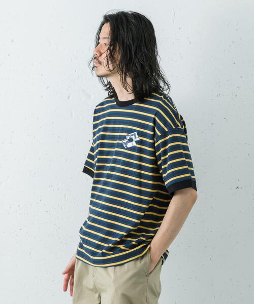 LOTTO(ロット)の「LOTTO K.TERADA MULTI BORDER T-SHIRTS(Tシャツ/カットソー・メンズ・イエロー系その他/ブルー系その他・MEDIUM/XX-LARGE/X-LARGE/LARGE)」の4枚目の写真