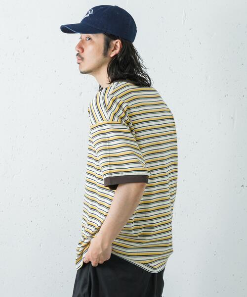 LOTTO(ロット)の「LOTTO K.TERADA MULTI BORDER T-SHIRTS(Tシャツ/カットソー・メンズ・イエロー系その他/ブルー系その他・MEDIUM/XX-LARGE/X-LARGE/LARGE)」の18枚目の写真