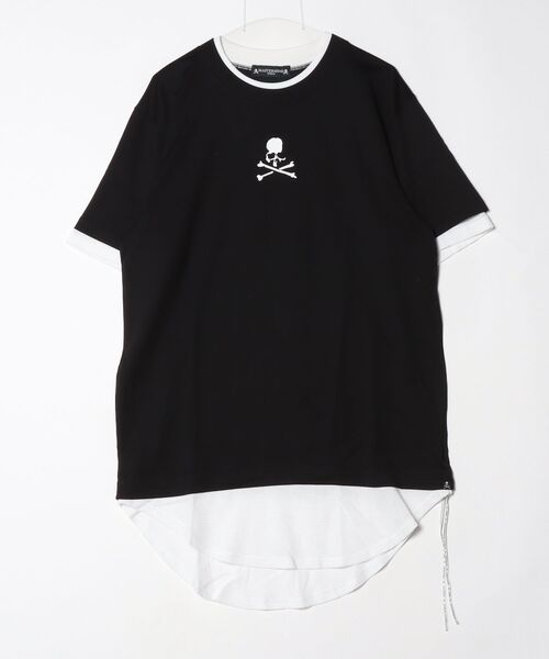 mastermind JAPAN(マスターマインド)の「LAYERED TEE(Tシャツ/カットソー・メンズ・ブラック系その他2/ブラック系その他・XL)」の1枚目の写真