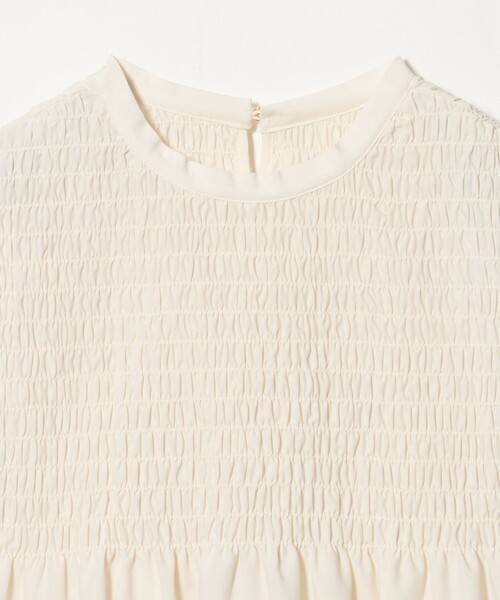 A DAY IN THE LIFE UNITED ARROWS(アデイインザライフユナイテッドアローズ)の「シャーリング ペプラム ノースリーブブラウス <A DAY IN THE LIFE>(シャツ/ブラウス・レディース・オフホワイト/ダークグレー/コバルトブルー・FREE)」の17枚目の写真