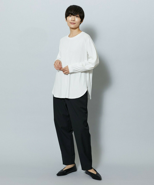 MOGA(モガ)の「ライトパウダリーツイルテーパードパンツ(その他パンツ・レディース・ブラック/ネイビー・1/2/3)」の13枚目の写真