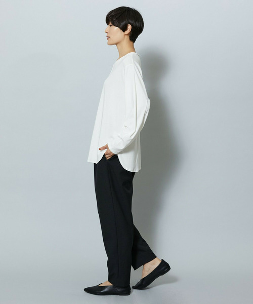 MOGA(モガ)の「ライトパウダリーツイルテーパードパンツ(その他パンツ・レディース・ブラック/ネイビー・1/2/3)」の15枚目の写真