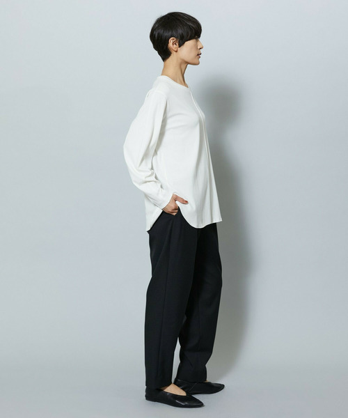 MOGA(モガ)の「ライトパウダリーツイルテーパードパンツ(その他パンツ・レディース・ブラック/ネイビー・1/2/3)」の18枚目の写真
