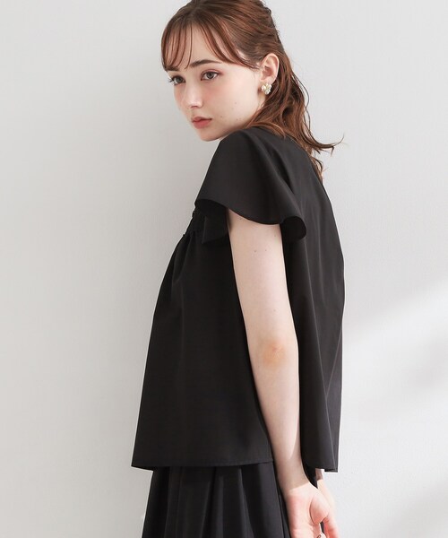 couture brooch(クチュールブローチ)の「【洗える】レース使いブラウス(シャツ/ブラウス・レディース・ブラック/オフホワイト・38/36/40/42)」の16枚目の写真
