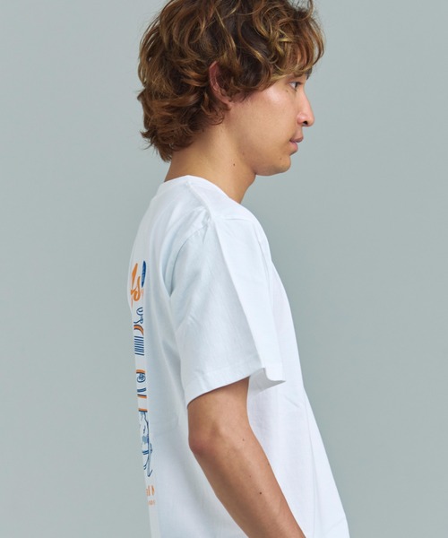 Duckster(ダックスター)の「952407 阿左美冷蔵コラボS/STEE(かき氷機)(Tシャツ/カットソー・メンズ・ブルー系/ライトグレー/ホワイト・XL/L/M)」の5枚目の写真
