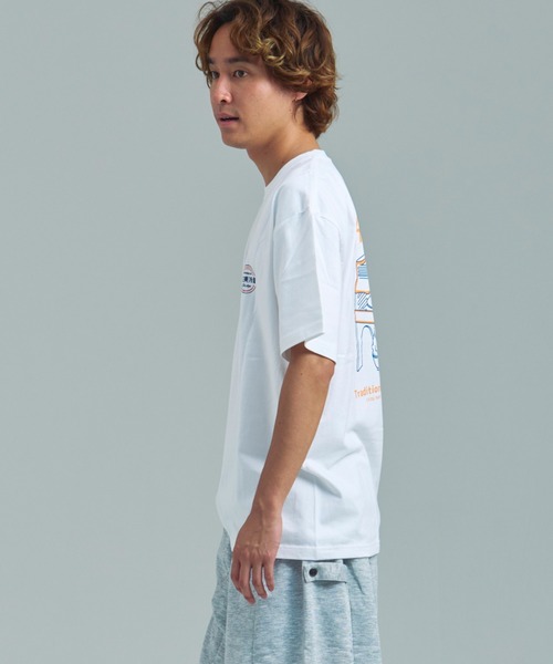 Duckster(ダックスター)の「952407 阿左美冷蔵コラボS/STEE(かき氷機)(Tシャツ/カットソー・メンズ・ブルー系/ライトグレー/ホワイト・XL/L/M)」の10枚目の写真