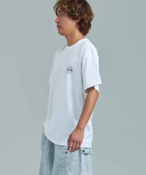 Duckster(ダックスター)の「952407 阿左美冷蔵コラボS/STEE(かき氷機)(Tシャツ/カットソー・メンズ・ブルー系/ライトグレー/ホワイト・XL/L/M)」の11枚目の写真