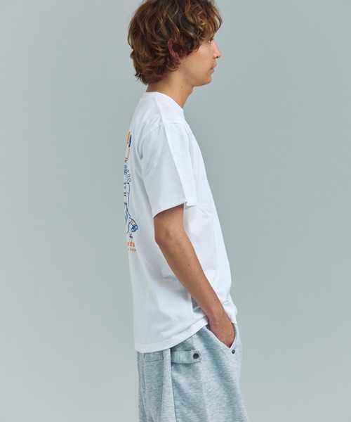 Duckster(ダックスター)の「952407 阿左美冷蔵コラボS/STEE(かき氷機)(Tシャツ/カットソー・メンズ・ブルー系/ライトグレー/ホワイト・XL/L/M)」の14枚目の写真