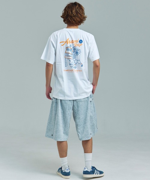 Duckster(ダックスター)の「952407 阿左美冷蔵コラボS/STEE(かき氷機)(Tシャツ/カットソー・メンズ・ブルー系/ライトグレー/ホワイト・XL/L/M)」の21枚目の写真