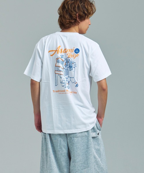 Duckster(ダックスター)の「952407 阿左美冷蔵コラボS/STEE(かき氷機)(Tシャツ/カットソー・メンズ・ブルー系/ライトグレー/ホワイト・XL/L/M)」の16枚目の写真