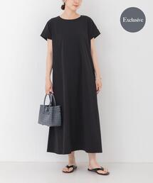 『吸水速乾/UVカット/イージーケア』『別注』THOUSAND MILE×URBAN RESEARCH FRENCH SLEEVE DRESS