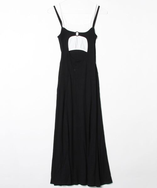 YUGA（ユーガ）の「YUGA_YGMC　　Korean-style　Faux-Layered Open-Back Dress（ワンピース・レディース・ライトグレー/ブラック・FREE）」の3枚目の写真