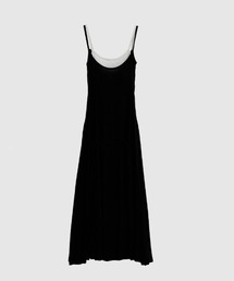 YUGA_YGMC Korean-style Faux-Layered Open-Back Dress