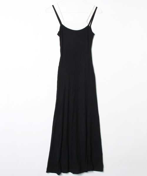 YUGA（ユーガ）の「YUGA_YGMC　　Korean-style　Faux-Layered Open-Back Dress（ワンピース・レディース・ライトグレー/ブラック・FREE）」の8枚目の写真