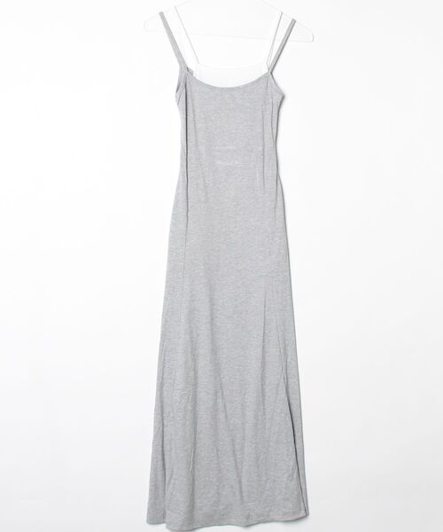 YUGA（ユーガ）の「YUGA_YGMC　　Korean-style　Faux-Layered Open-Back Dress（ワンピース・レディース・ライトグレー/ブラック・FREE）」の18枚目の写真