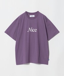 NICE WEATHER＞ウィメンズ ボーダー ショートスリーブ Tシャツ（T