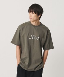 <NICE WEATHER>NICE ロゴ Tシャツ