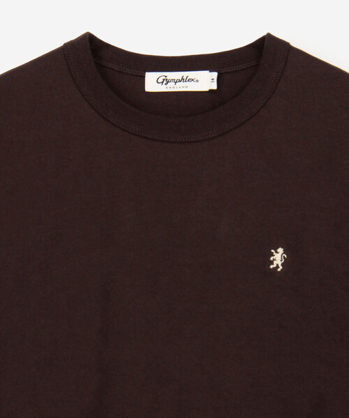 GYMPHLEX(ジムフレックス)の「Gymphlex | コットン天竺 クルーネック 半袖Tシャツ WOMEN(Tシャツ/カットソー・レディース・ブラウン/ピンク/アイボリー・14)」の7枚目の写真