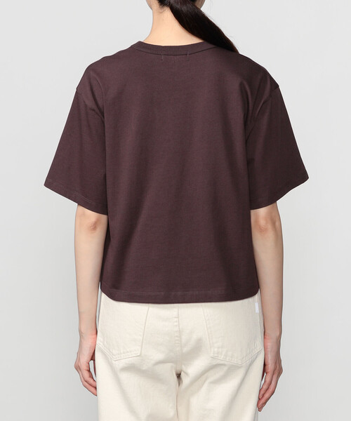 GYMPHLEX(ジムフレックス)の「Gymphlex | コットン天竺 クルーネック 半袖Tシャツ WOMEN(Tシャツ/カットソー・レディース・ブラウン/ピンク/アイボリー・14)」の13枚目の写真