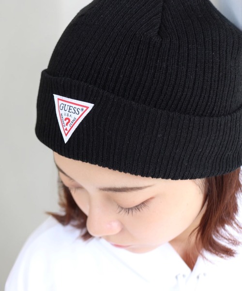 Guess(ゲス)の「guess logoname knit cap(ニットキャップ/ビーニー・レディース・ベージュ/ホワイト/グレー/ブラック・FREE)」の14枚目の写真