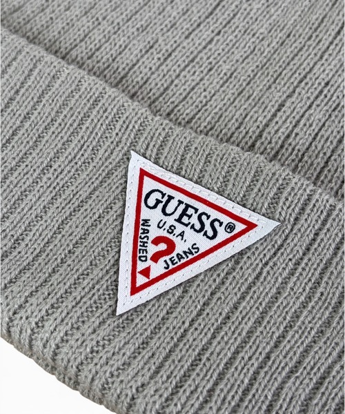 Guess(ゲス)の「guess logoname knit cap(ニットキャップ/ビーニー・レディース・ベージュ/ホワイト/グレー/ブラック・FREE)」の5枚目の写真