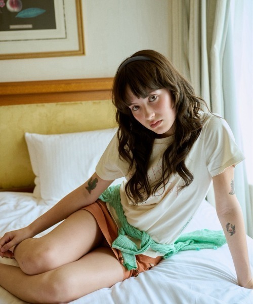 common gull products.(コモンガルプロダクツ)の「ご自愛tee(Tシャツ/カットソー・レディース・ホワイト系/ブラック系/グリーン系/パープル系・SMALL/MEDIUM/LARGE)」の12枚目の写真