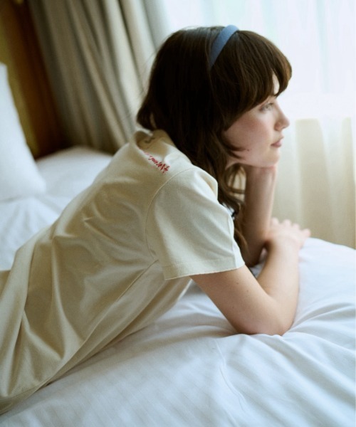 common gull products.(コモンガルプロダクツ)の「ご自愛tee(Tシャツ/カットソー・レディース・ホワイト系/ブラック系/グリーン系/パープル系・SMALL/MEDIUM/LARGE)」の22枚目の写真