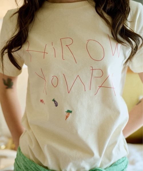 common gull products.(コモンガルプロダクツ)の「ご自愛tee(Tシャツ/カットソー・レディース・ホワイト系/ブラック系/グリーン系/パープル系・SMALL/MEDIUM/LARGE)」の18枚目の写真