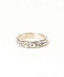 ERICKA NICOLAS BEGAY（エリッカ ニコラス ビゲイ）の「【ERICKA NICOLAS BEGAY】 NAVAJO STAMP RING SVRG HM 3DST（リング）」