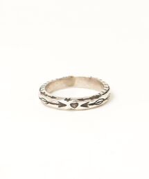 ERICKA NICOLAS BEGAY（エリッカ ニコラス ビゲイ）の「【ERICKA NICOLAS BEGAY】 NAVAJO STAMP RING SVRG HM 3DST（リング）」