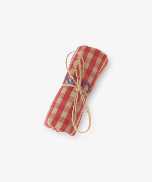 Afternoon Tea（アフタヌーンティー）の「ロゴプリントトートバッグ M ギンガムチェック（トートバッグ・レディース・レッド・ONE SIZE）」の6枚目の写真