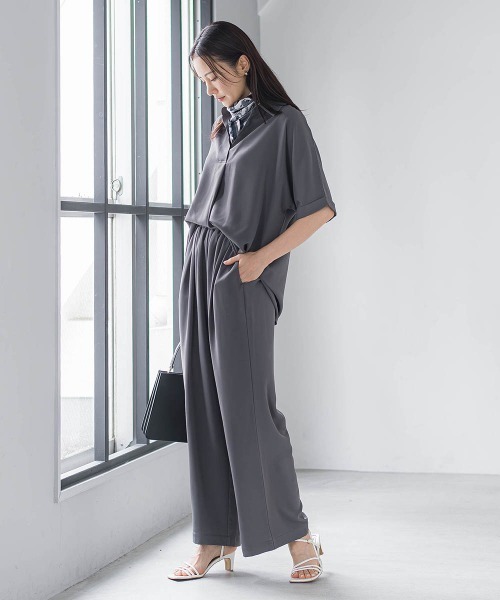 LAUTREAMONT(ロートレアモン)の「【WEB限定】クールアップブラウス≪セット着用可≫(シャツ/ブラウス・レディース・ホワイト/チャコールグレー/ブラック/ライトブルー・7号/9号)」の17枚目の写真