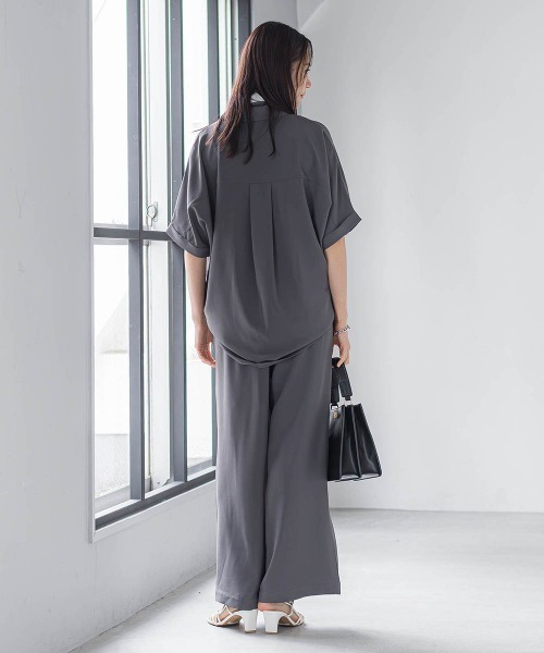 LAUTREAMONT(ロートレアモン)の「【WEB限定】クールアップブラウス≪セット着用可≫(シャツ/ブラウス・レディース・ホワイト/チャコールグレー/ブラック/ライトブルー・7号/9号)」の18枚目の写真