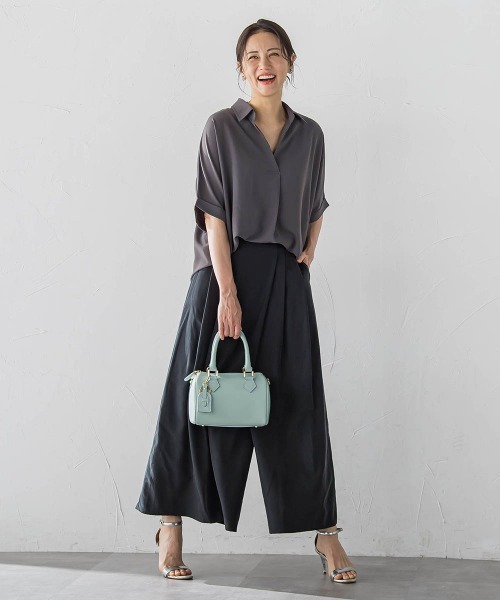 LAUTREAMONT(ロートレアモン)の「【WEB限定】クールアップブラウス≪セット着用可≫(シャツ/ブラウス・レディース・ホワイト/チャコールグレー/ブラック/ライトブルー・7号/9号)」の19枚目の写真