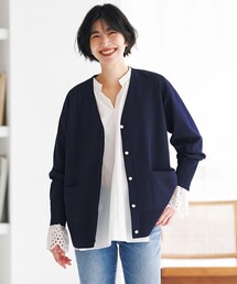 BEAUTY FORM KNIT Vカーディガン