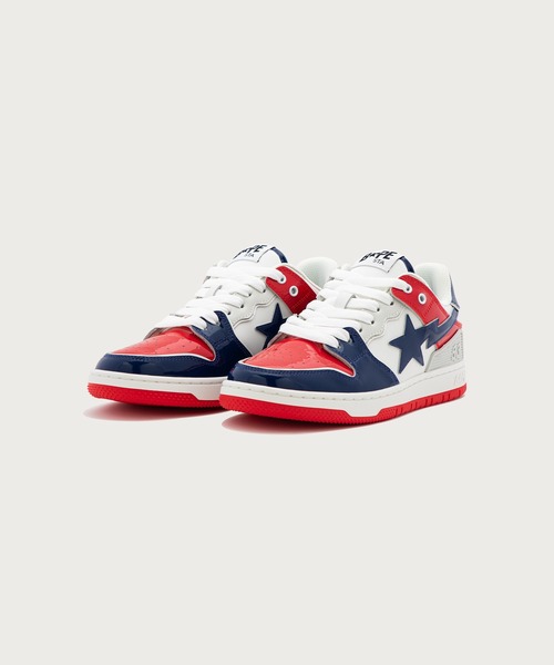 A BATHING APE(アベイシングエイプ)の「SK8 STA #2(スニーカー・メンズ・ピンク/グリーン/レッド・8.5/11/12/10/8/9.5/9)」の3枚目の写真