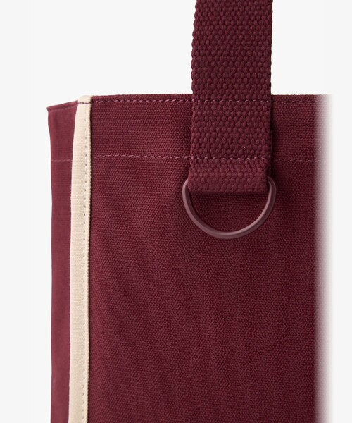 To b. by agnes b.(トゥービーバイアニエスベー)の「To b. by agnes b.× green label relaxing コットン パイピング ミニトートバッグ(トートバッグ・レディース・ボルドー・FREE)」の5枚目の写真