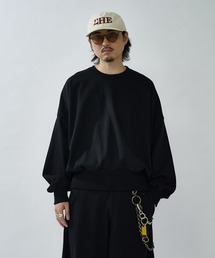 Lui's（ルイス）の「【WEB限定】ヘビーウェイト バックボリュームショートスウェット（スウェット）」