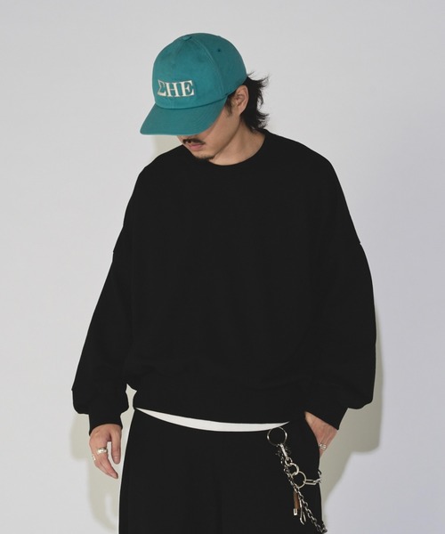 Lui's(ルイス)の「【WEB限定】ヘビーウェイト バックボリュームショートスウェット(スウェット・メンズ・グレー/ブラック・M/S)」の10枚目の写真