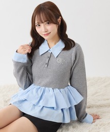 ペプラムニット