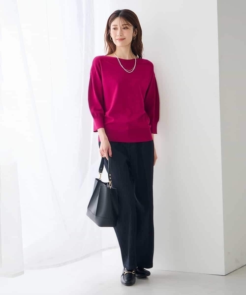 a.v.v(アーヴェヴェ)の「ストレッチデニムワイドパンツ(その他パンツ・レディース・ブルー/ネイビー・40/38/36/42/34)」の21枚目の写真