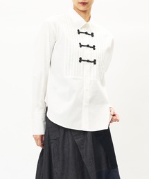 ピンタックチャイナブラウス