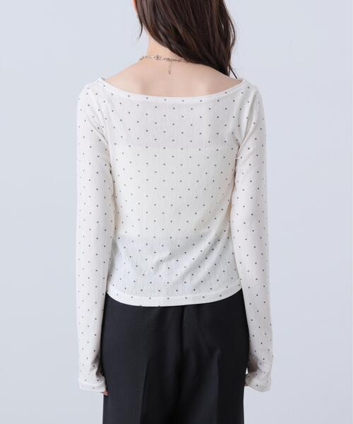 FREE'S MART(フリーズマート)の「◆アシメドロストチェックカットソー(Tシャツ/カットソー・レディース・グレー/ホワイト系その他/ブラウン系その他2・FREE)」の22枚目の写真