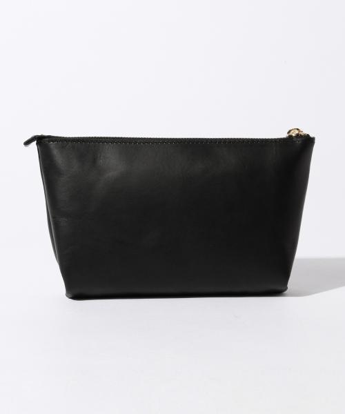 【新品，未使用】SLOW×BEAMSレザーポーチ<No.1359> BEAMS（ビームス）の「SLOW / レザーポーチ M（ポーチ）」 - WEAR