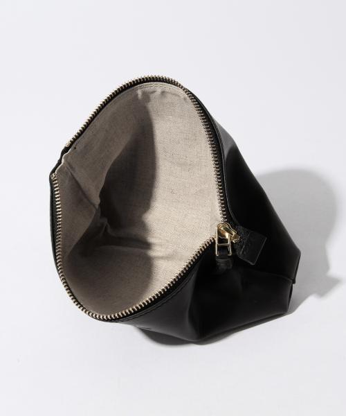 【新品，未使用】SLOW×BEAMSレザーポーチ<No.1359> BEAMS（ビームス）の「SLOW / レザーポーチ M（ポーチ）」 - WEAR