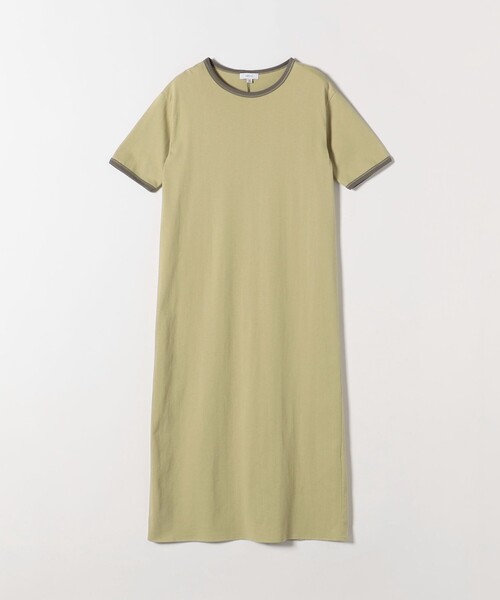 SHIPS any（シップス エニィ）の「SHIPS any:〈洗濯機可能〉バイカラー クルーネック TEE ワンピース（ワンピース・レディース・ブラウン/ダークグレー/ライトグリーン・ONE SIZE）」の11枚目の写真