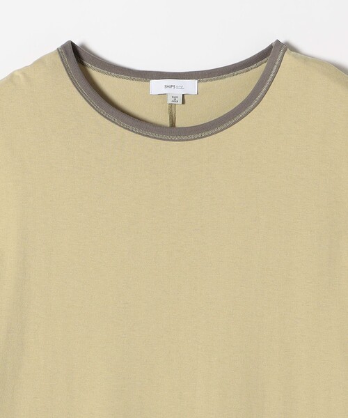 SHIPS any（シップス エニィ）の「SHIPS any:〈洗濯機可能〉バイカラー クルーネック TEE ワンピース（ワンピース・レディース・ブラウン/ダークグレー/ライトグリーン・ONE SIZE）」の12枚目の写真