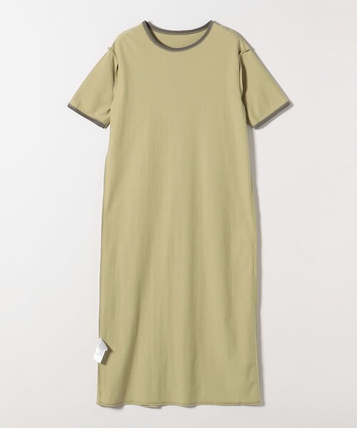 SHIPS any（シップス エニィ）の「SHIPS any:〈洗濯機可能〉バイカラー クルーネック TEE ワンピース（ワンピース・レディース・ブラウン/ダークグレー/ライトグリーン・ONE SIZE）」の17枚目の写真